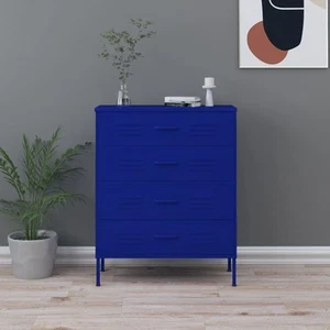Chest of Drawers Orange Steel Storage Cabinet Sideboard Multi Colours vidaXL - Picture 1 of 108