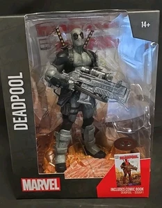 McFarlane Toys Collector Edition DEADPOOL #1 RED PLATINUM Gray CHASE Marvel - Picture 1 of 4