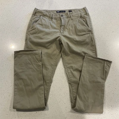 BKE Jake Pants Men's 33/36 Actual 32/34Straight Chino Stretch Khaki Brown - Image 1 of 4