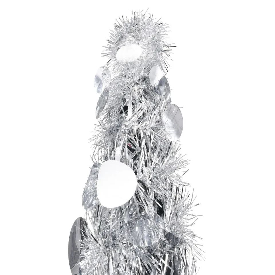 Albero di Natale Artificiale Apribile Argento 150 cm PET 099home - Immagine 1 di 1