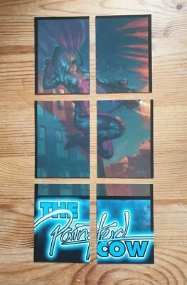 Top Cow Comics 'The Painted Cow' Trading Cards - 6 Card Puzzle - Complete - 1997 - Image 1 of 2