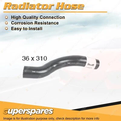 Superspares Radiator Hose 36 x 310mm for Isuzu D-MAX TF 3.0L 4JJ1-TC 2008-2012 - image 1 of 2