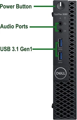 Dell OptiPlex Mini Desktop i5-8400T 16GB 256GB SSD Windows 11 Pro WI-FI - Image 1 of 4