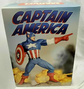 CAPTAIN AMERICA cold-cast statue ltd ed 1000 Hard Hero - Imagen 1 de 4