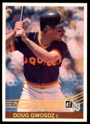 1984 Donruss Doug Gwosdz B Baseball Cards #383 - Image 1 of 2