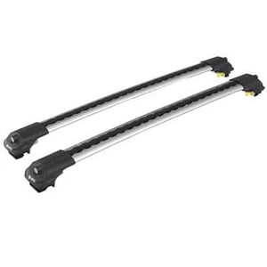 Roof Rack Cross Bars Silver Carrier Fits 2004-2008 Audi A4 B7 Avant - Picture 1 of 12