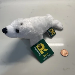 Ravensden Suma Collection Plush White Seal 15 cm FRS007SE Soft Cuddly Real Teddy - Picture 1 of 6