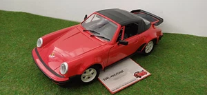 PORSCHE 911 TURBO cabriolet fermé capote soft top rg 1/16 no 1/18 TONKA POLISTIL - Picture 1 of 8