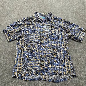 Reyn Spooner Shirt Adult Large Multicolor Joe Kealoha Hawaiian Button Up Casual - Picture 1 of 8