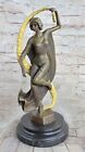 Sculpture classique art déco femme de qualité musée 100 % véritable bronze faite par cire perdue