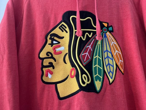NHL Chicago Blackhawks Hoodie Sweatshirt Size Large Cover