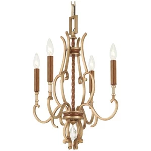 Minka Metropolitan Magnolia Manor 4 Light Chandelier, Gold/Bronze - N6554-690 - Picture 1 of 1