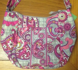 Neu mit Etikett Vera Bradley Clare Umhängetasche oder Schultertasche in Paisley trifft kariert - Bild 1 von 5