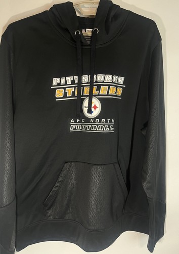 VETEMENTS Pittsburgh Steelers XL Felpa con Cappuccio Uomo NFL Team Pullover TX3 Felpa Calcio