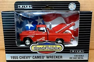 {VINTAGE} Ertl 1955 Chevy Cameo Wrecker (RED) 1:43 Die-Cast - Picture 1 of 5