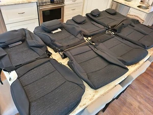 Ford F150 SuperCrew 2021-2025 OEM Cloth Seat Material New Full Set - Picture 1 of 5