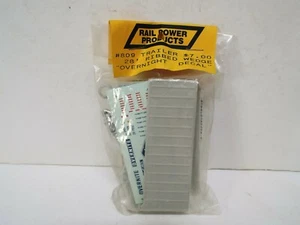 RAIL POWER PRODUCTS 28' RIBBED SIDE WEDGE TRAILER HO/OO SCALE NOS MIP (HO113) - Picture 1 of 2