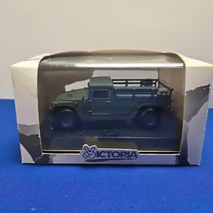 Victoria 1/43 Hummer die-cast model Green U.S. Army R006 New - Picture 1 of 6