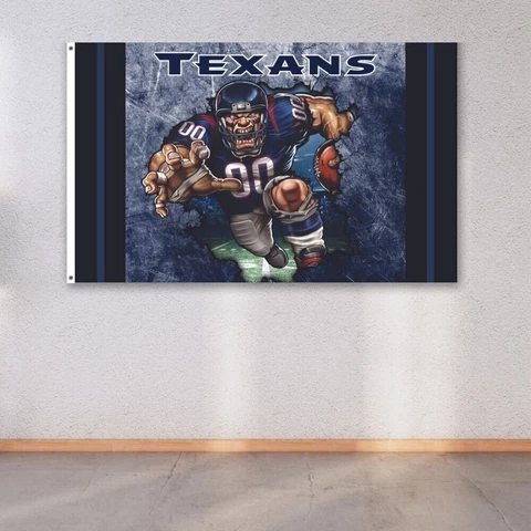 Houston Texans 3x5 ft Flag NFL Football Champions Wall Decor Banner Cover