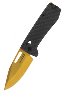 Taschenmesser Ultra XR Karbon + Gold - Folder Klappmesser - Bild 1 von 5