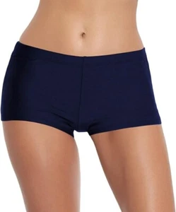 Medium Waist Tummy Control Swim Boy Shorts Swimming Bottoms UK Size L / 14 - Picture 1 of 5