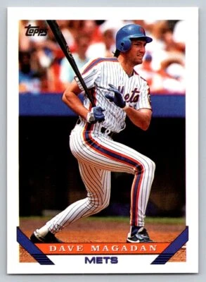 1993 Topps #578 Dave Magadan New York Mets - Image 1 of 2