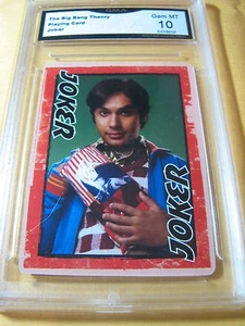 JOKER DE CARTAS RAJ RAJESH KOOTHRAPPALI THE BIG BANG THEORY GRADO 10 - Imagen 1 de 1