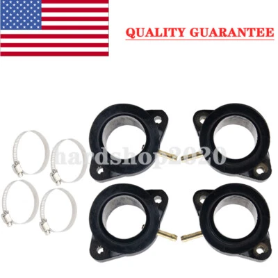 4x 2H7-13596-00-00 Carburador Colector Bota para Yamaha XS1100 78-81 XJ1100 1982 Foto 1 de 4