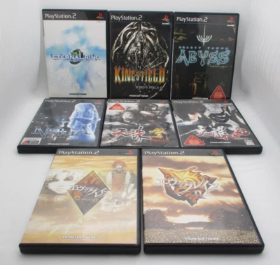 PS2 FROM SOFTWARE 8Games SHADOW TOWER ABYSS NEBULA TENCHU KING'S FIELD EVERGRACE - Image 1 of 4