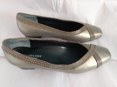 MARK LEMP Classics by Walking Cradles Mujer Cuero Vestido ZAPATOS Tacón Bajo 10N Foto 1 de 4