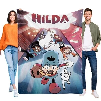 Super Soft Flannel Throw Blanket Hilda for Bed Sofa All Season Gifts - Image 1 of 4