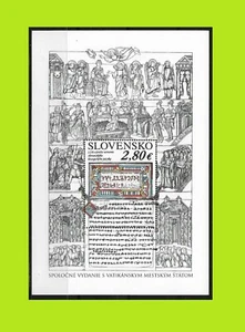 Slovakia 2018 Joint Issue With the Vatican City - Block - MNH - Picture 1 of 2