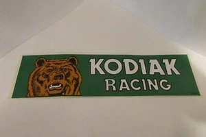 Vintage NASCAR Racing Decal Bumper Sticker Kodiak Tobacco 3” x 11.5” - Picture 1 of 2