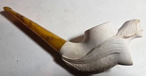 Vintage Akt Meerjungfrau Design geschnitzte Meerschaum Pfeife Smoking Pipe - Bild 1 von 4