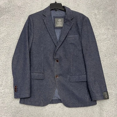 Bugatti Sport Coat Mens 50R Blue Casual Office Career Jacket Blazer Suit Jacket - Image 1 of 4