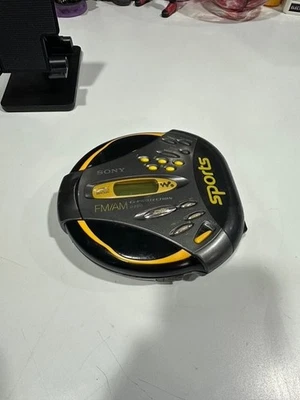 Reproductor de CD Sony Sports Walkman D-FS18 radio FM/AM de colección probado funciona Foto 1 de 4