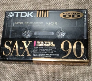 SA-X 90 TDK Blank Sealed Cassette Tape IEC II / Type II High Position - Picture 1 of 3