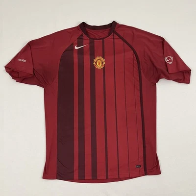 Camiseta deportiva de fútbol de entrenamiento Nike 2004 Manchester United Total90 de colección para hombre M/L Foto 1 de 4