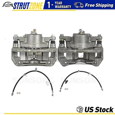 4xPinzas de manguera de freno línea delantera para Acura Legend 3,2 L Acura TL 3,2 L Foto 1 de 4