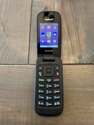 *PIEZAS O REPARACIÓN Kyocera Cadence S2720 Verizon Wireless 4G LTE Cámara Teléfono Abatible Foto 1 de 4