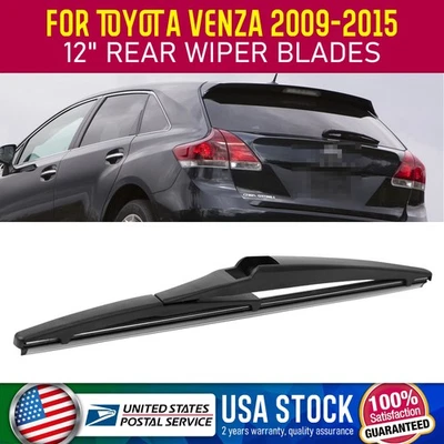 Rear Windshield Wiper 12'' Blade For Toyota Venza 2009 2010 2011 2012-2016 - Image 1 of 4