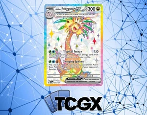 Pokemon - Alolan Exeggutor ex - 225/191 - Surging Sparks - Holo - Ultra Raro Casi Nuevo - Imagen 1 de 1