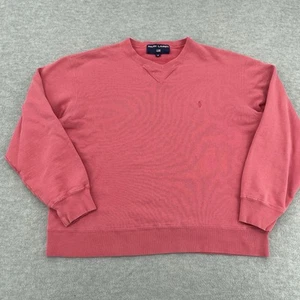 Ralph Lauren Polo Sport Felpa Donna Media Oversize Baggy Rosa Girocollo - Foto 1 di 9