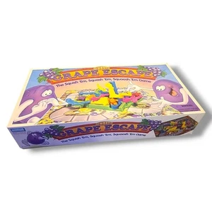 Vintage 1992 Grape Escape Brettspiel KOMPLETT (Teig ausgetrocknet) Parker Bros - Bild 1 von 8