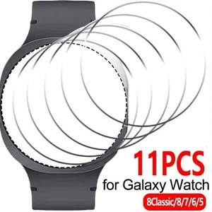 11pcs Tempered Glass Film for Samsung Galaxy Watch 8 7 6 5 40/44mm 8 Classic - Photo 1 sur 9