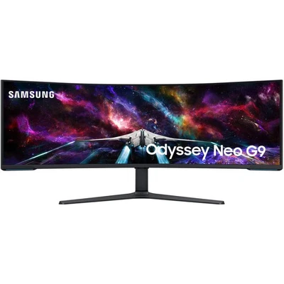 Изогнутый игровой монитор Samsung 57 дюймов Odyssey Neo G9 двойной 4K UHD Quantum 240 Гц расширенный динамический диапазон - Изображение 1 из 4