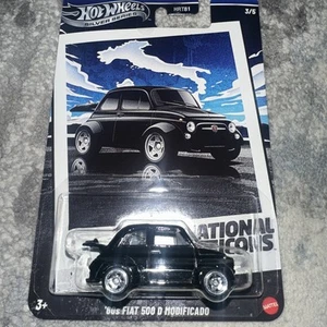 Hot Wheels National Icons 2025 Mix 2 60S Fiat 500D Modificato - Imagen 1 de 4
