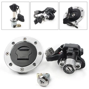 1x Ignition Switch Fuel Gas Cap Lock Set For Suzuki VStrom1000/DL1000 2002-2009 - Picture 1 of 20