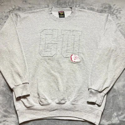 Sudadera Vintage Gonzaga Bulldogs Para Hombre Grande Gris Suave Forrada de Vellón Algodón Foto 1 de 4
