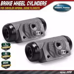2Pcs Rear Brake Wheel Cylinders for Chrysler Imperial 1968-1969 Dodge Plymouth - Picture 1 of 9